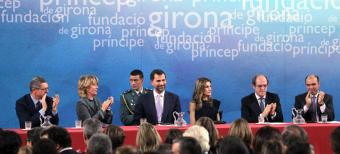 Main speakers at presentation of Prince of Girona Foundation